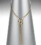 Gold Plated Knot Necklace