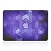 Unik Case Gradient Ombre Triangular Galore Dark Purple Graphic Ultra Slim Light Weight Matte Rubberized Hard Case Cover for Macbook Pro 13
