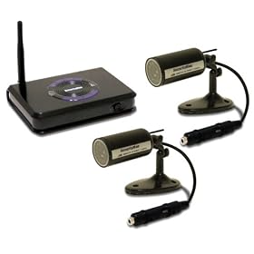 SecurityMan 2.4GHz Wireless Outdoor/Indoor Bullet Color Camera Kit with Night Vision Audio (NITECAM2)