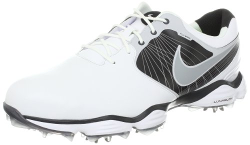 Nike Golf Men's Nike Lunar Control II Golf Shoe,White/Volt/Reflect Silver,11.5 M US