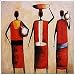 CraftNetwork - Bali Art - Ghana Trait Painting