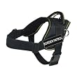 DT Fun Works Harness, Border Patrol, Black With Yellow Trim, X-Large - Fits Girth Size: 34-Inch to 47-Inch