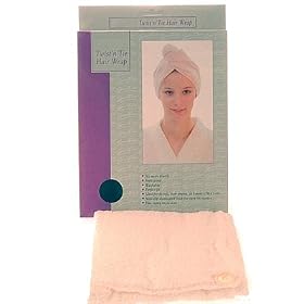 UKayed Twist 'n' Tie Hair Wrap In White