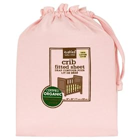 Kushies Certified Organic Fitted Crib Sheet