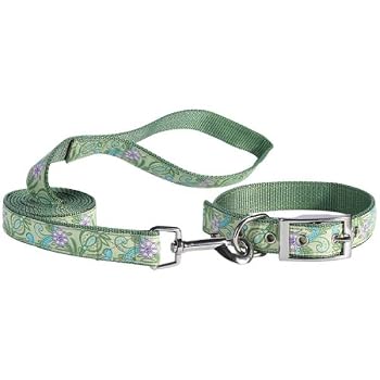 East Side Collection Pretty Paisley Dog / Cat Lead and Collar