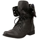 Steve Madden Womens Flannel Fold Down Boot