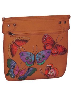 Anuschka Bag HANDPAINTED CRSNA Cross Body Sling 4004EBF CA
