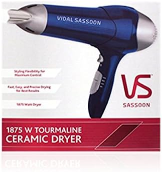 Vidal Sassoon VSDR5575 1875 Watt Tourmaline Ceramic Dryer, Purple
