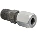 Eaton Weatherhead Carbon Steel Flareless 7000 Series Ermeto Tube Fitting, Male Connector, 1/4" NPT Male x 5/16" Tube OD