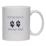 GREAT SWISS MOUNTAIN DOG MAN'S BEST FRIEND Mug for Coffee / Hot Beverage (choice of sizes and colors)