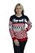 Girltalkfashions Women's Aztec Reindeer Christmas Jumper
