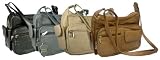 Genuine Leather Handbag Purse with Cell Phone Holder & Many Pockets Choice of Colors