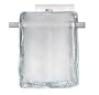Eglo  85085A Bogota, Nickel & Satin/Frosted & Clear, 1-Light Wall Light Fixture