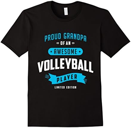 Men's GRANDPA AWESOME VOLLEYBALL PLAYER limited Edition T-shirt XL Black