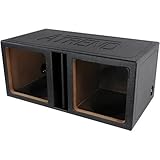 Atrend Tl-15Dvk 15-Inch Slammer Vented Divided L5/L7 Enclosure With Bed Liner Finish (Dual)