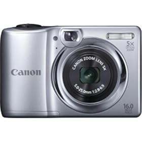 Canon Cameras Pshot A1300 16mp 5x Silver (6177b001) -