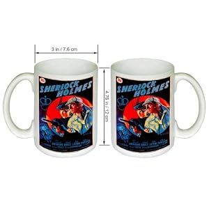 Adventures of Sherlock Holmes Movie Art COFFEE MUG by morethanposters.com