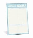 Knock Knock Classic Note Pad: Things To Do Around The House (with Magnet) (Pack of 6)