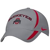 Nike Ohio State Buckeyes Grey 2007 Players Dri-Fit Flex-Fit Hat