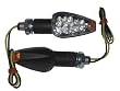 Universal Motorcycle Short Stalk LED Turn Signal for Honda CBR Yamaha R6 R1 Kawasaki ZX6 ZX10 Suzuki GSXR Harley Davidson
