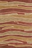 11ft x 7ft10in - Gold/Red Loloi Rugs Abacus Loloi-AC4Gold/Red