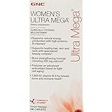 Gnc Womens Ultra Mega Multi Vitamin, 180 Count