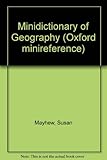Minidictionary of geography