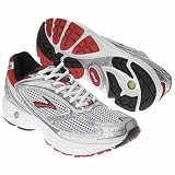  : Brooks Men's Radius 7 Running Shoe,Platinum/Silver/Red,15 D