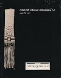 American Indian & Ethnographic Art. April 29, 1987.