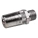 Alemite B306740 Loader Fitting, For Light & Medium Lubricants, Medium Ball Check Passage, One Piece Construction, Use with Grease Guns with 1/8" Female NPTF Port in Head