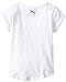 PUMA Big Girls' Geo Heart Cuffed Tee