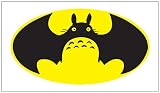 Totoro Batman logo Sticker Peel and Stick