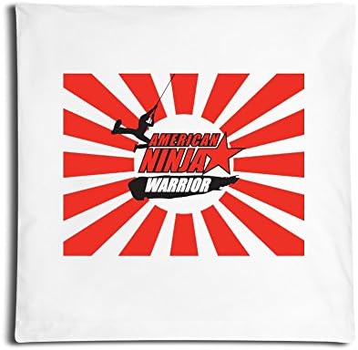 FunHomeDecor Throw Pillow Case American Ninja Warrior 18" X 18" (One Cover)