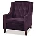 Kitchen & Housewares : Avenue Six 210030 Curves Tufted Chair - Purple
