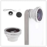 BrainyDeal Universal 2 in 1 Fish Eye Lens + Macro Lens for iPhone 4/4S