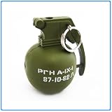 1x Mini Camo Hand Grenade Metal Refillable Cigar Cigarette Lighter