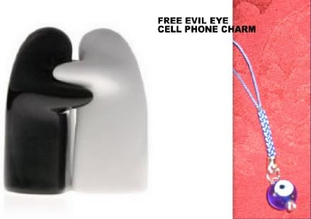 "Love and Hugs" Salt & Pepper Shaker 3" (2 pieces) CERAMIC