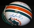 Dan Marino and Mark Clayton DUAL Autographed Miami Dolphins Authentic Full Size Proline Helmet