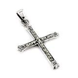 Marcasite Sterling Silver Cross Pendant