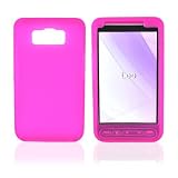 FOR HTC HD2 SILICONE CASE COVER SKIN HOT PINK
