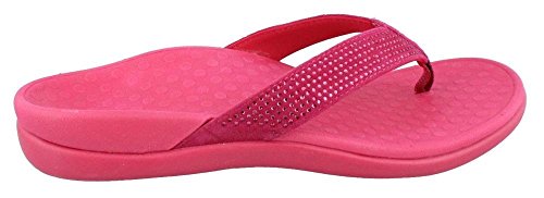 Vionic Women's Tide Rhinestone Sandals Fuchsia 9 / Med