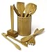 Mango Leaf 16510 9-Piece Bamboo Professional Utensil Set