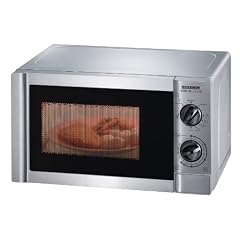 Severin MW 7847 Mikrowelle mit Grill, Edelstahl-geb�rstet / 700 Watt / Grill 1000 Watt / 17 Liter Garraum l