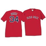 Red Sox - Majestic Men's MLB Name and Number Tee - Ortiz, David