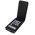 MaryCom Ledertasche PREMIUM QUALIT�T H�lle f�r Apple iPod Touch 4 Touch 4G in Schwarz 8GB, 32GB, 64GB + Gratis Displayschutzfolie / Leder S T4