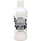 Liquitex BASICS Gesso Surface Prep Medium, 16-oz