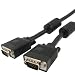 Black VGA Monitor extension Cable Male / Male (6FT / 6 foot) for Xbox 360