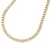 Doublebeez Jewelry Men's Yellow Gold Tone 9mm Cuban Curb Chain Link Necklace, 30