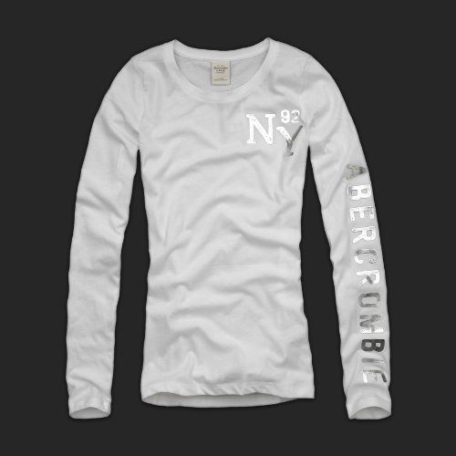 Abercrombie & Fitch Long Sleeve Alice – White ( M )
