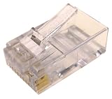 Cables Unlimited 2 Piece Cat6 Connector for Stranded Wire 50 Pack